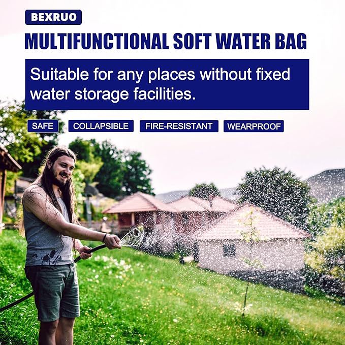 Cross-border hot sale PVC water storage bag new soft water tank water bag water storage container outdoor portable large car