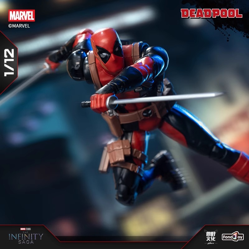 Authentic Panle Hero Avengers Marvel Deadpool Assembled Arm Movable Model Hand Model Animation Toy