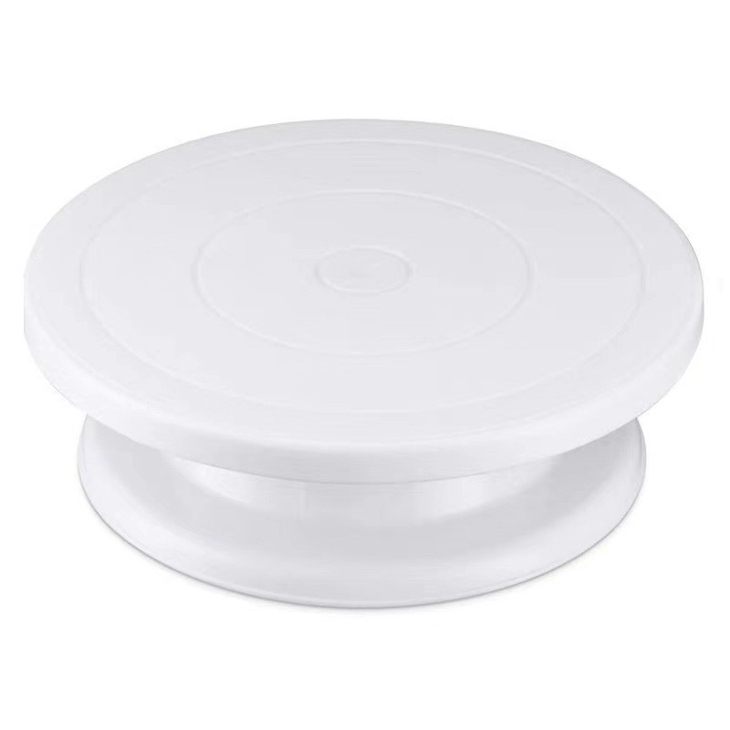 Spot Cross-Border Decorating Turntable 360-Degree Rotating Cake Decoration Decorating Tool DIY Decorating Pp Cake Turntable