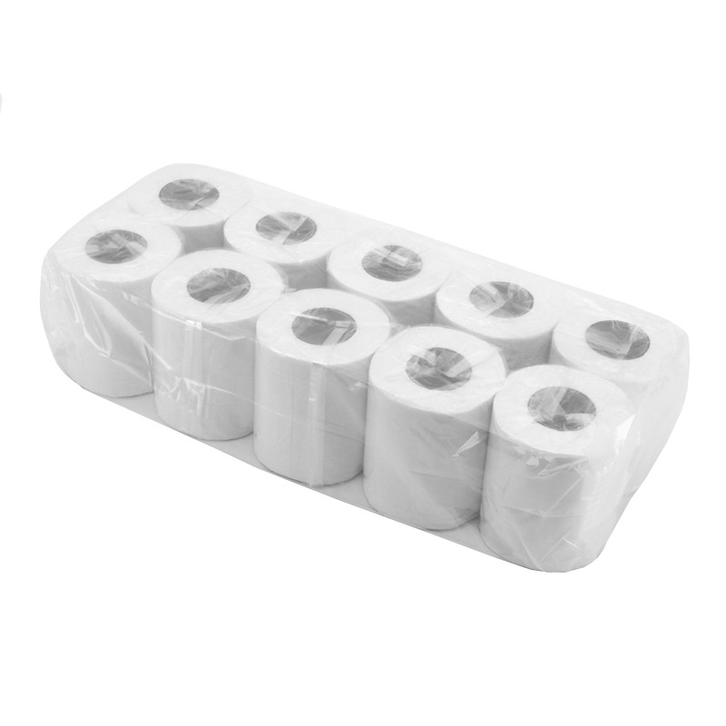 In stock whole box wholesale four-layer thickened sanitary tissue family pack cored roll paper single pack toilet sanitary roll paper