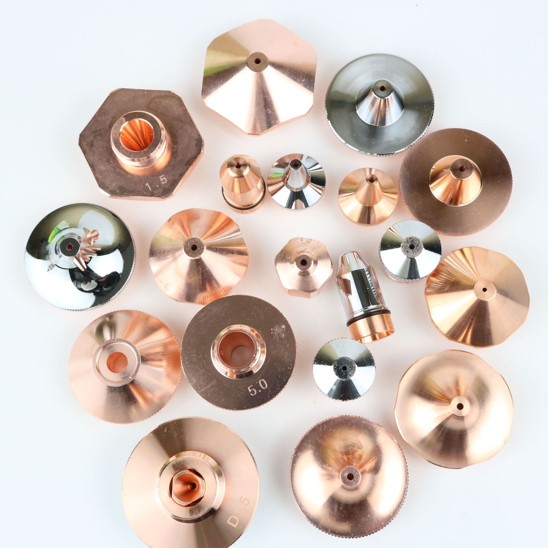 Laser Nozzle Outer Diameter 28mm Conventional Optical Fiber Cutting Machine Nozzle Head Copper Cutting Nozzle Prum Wan Shunxing Accessories