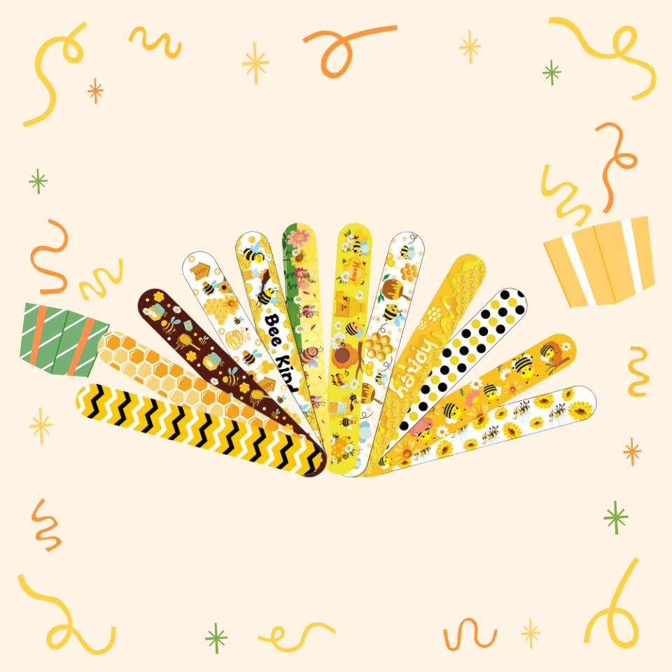 2024 cross-border bee clap circle honey clap belt insect clap circle clap belt party supplies