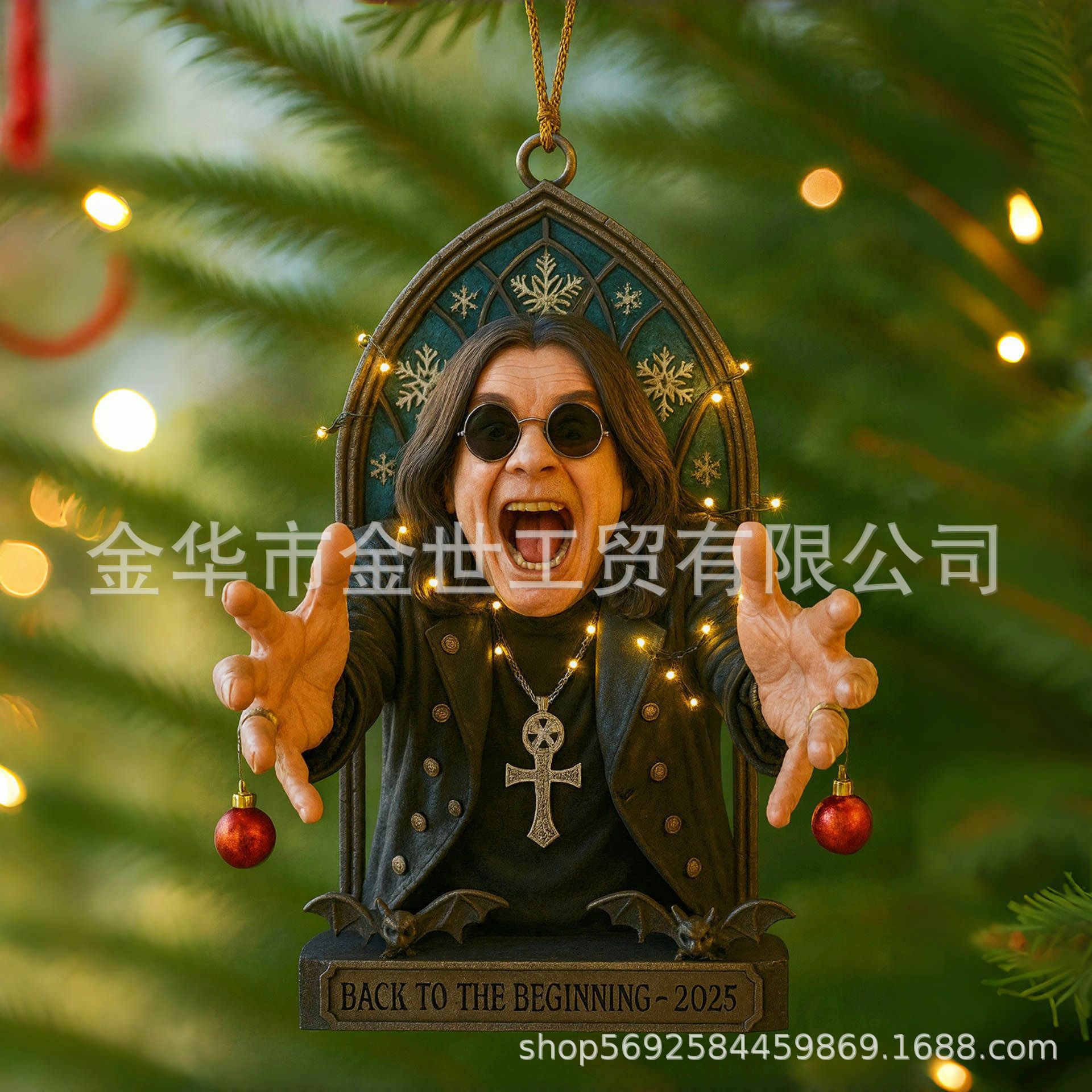 Cross-Border Ozzy Osbourne Sitting Bat Throne Ornament Ozzy Osbourne Pendant