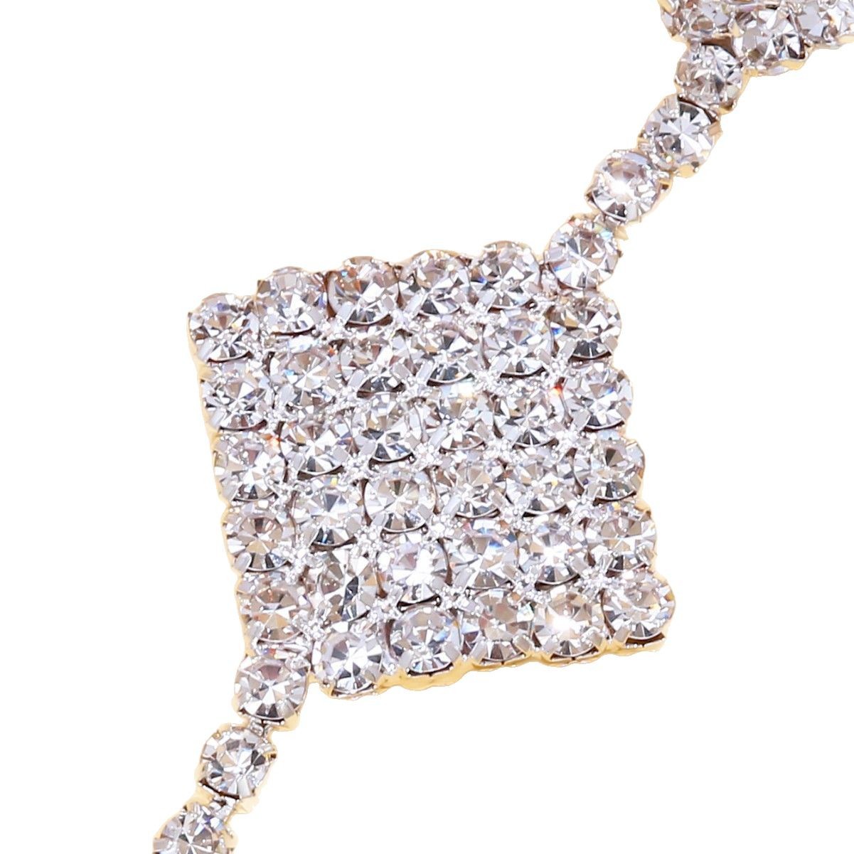 European and American new sexy rhinestone back chain body chain jewelry fashion simple bridal necklace back chain