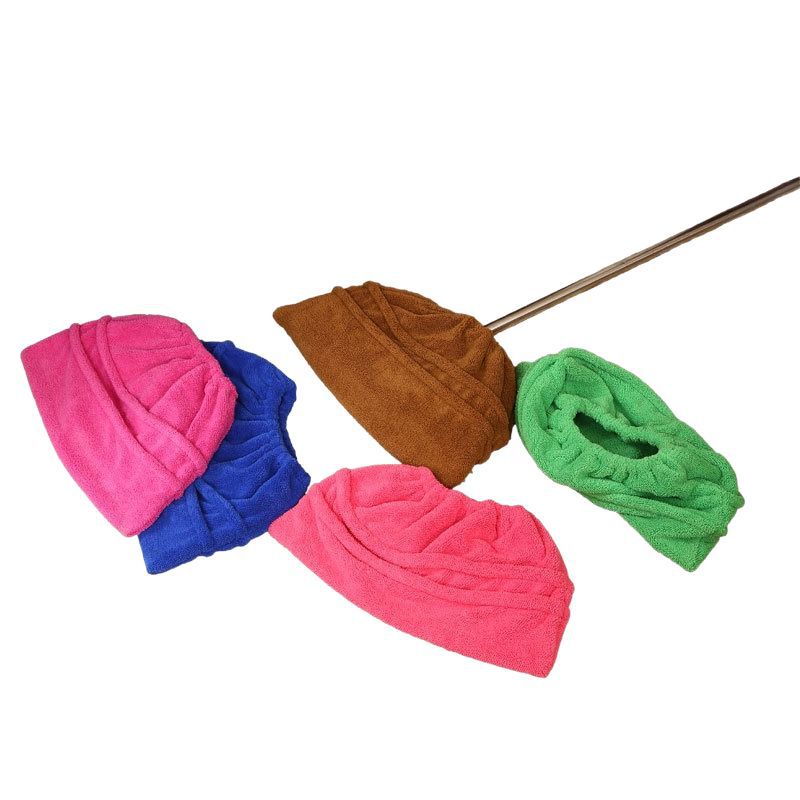 Lazy Bom Set Coral Towel Household Mop Set Dry and Wet Dual-Use Absorbent Towel Cleaning Rag