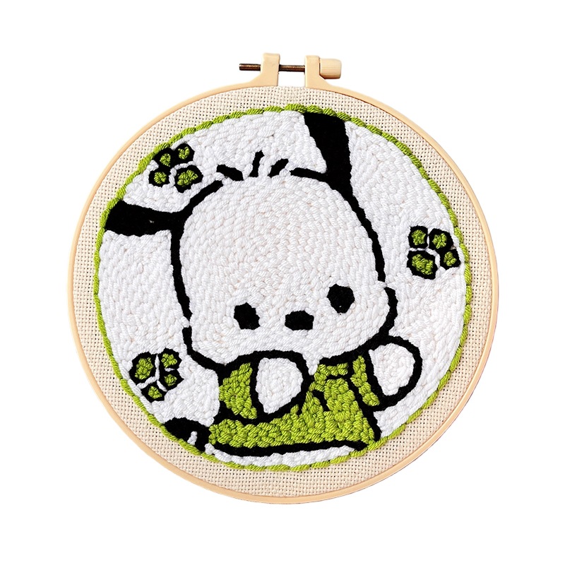 Russian Punch Needle Embroidery Yarn Embroidery Handmade Embroidery Material Kit DIY Art Class Decoration Painting Ornament Punch Needle Fun