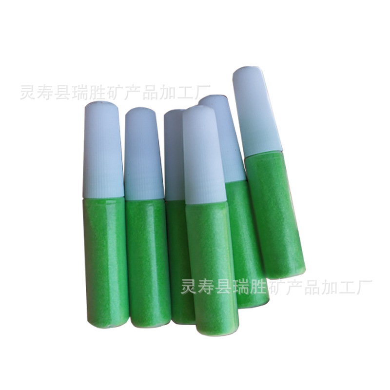 Factory wholesale children's sand painting sand dyeing sand 10g bottled sand large quantity excellent price