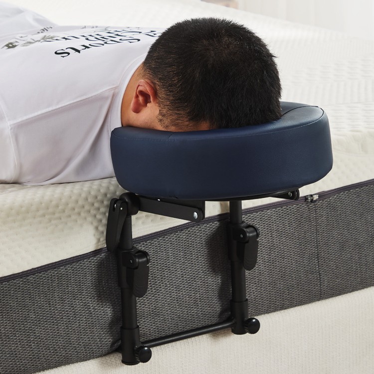 Suspended Massage Headrest Support Frame for Face Hole Household Mattress Side Folding Portable Beauty Eye Surgery Recovery Pillow