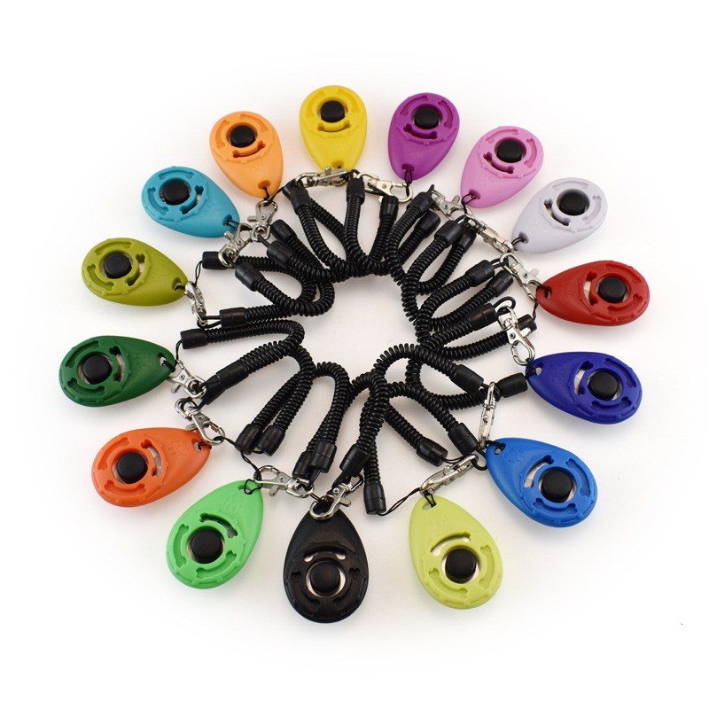 Pet trainer oval ring dog training ring dog training ring rope black button