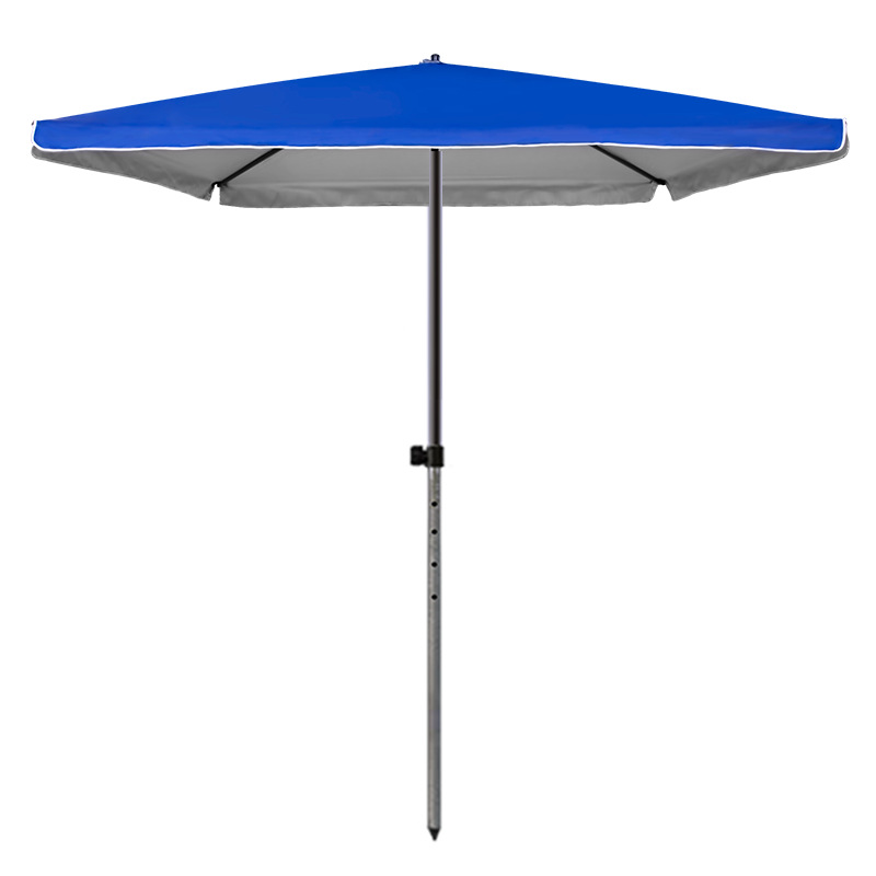 Outdoor Stall Large Umbrella Advertising Umbrella Sunscreen Rainproof Sunshade Umbrella Four Corner Umbrella Courtyard Umbrella Square Market Stall Umbrella