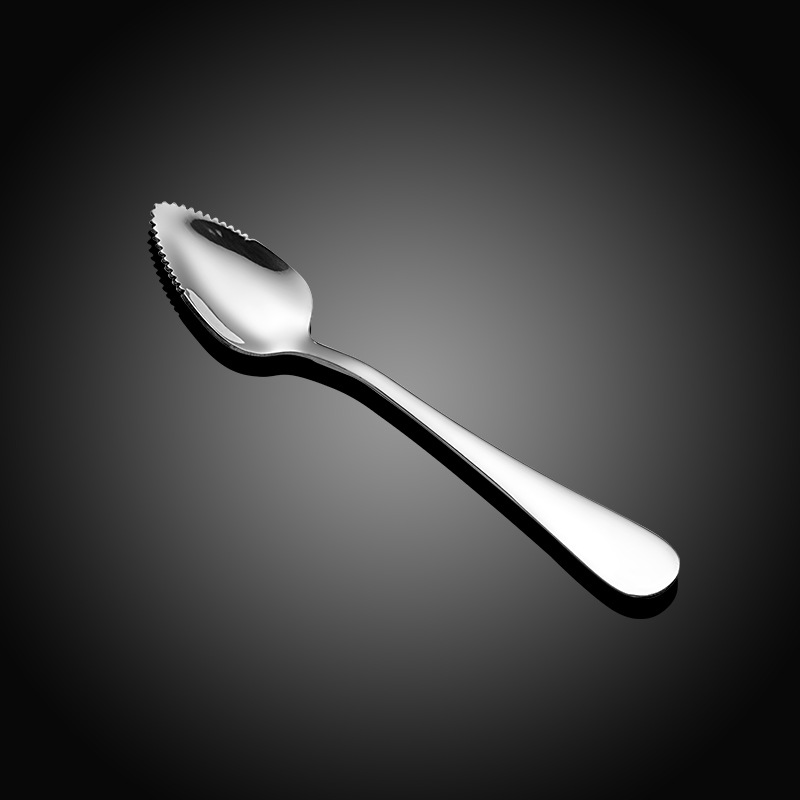 Stainless steel grapefruit knife orange peeler puree spoon grapefruit meat picker pulp digging knife peeling orange artifact 1010