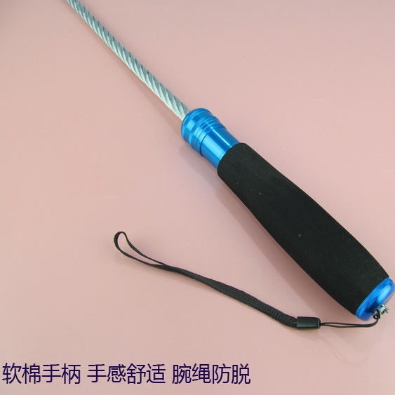 Steel Wire Whip, Tactical Whip, Self-Defense Training Dog Stick, Car-Mounted Outdoor Sports Tool, Stainless Steel Whip