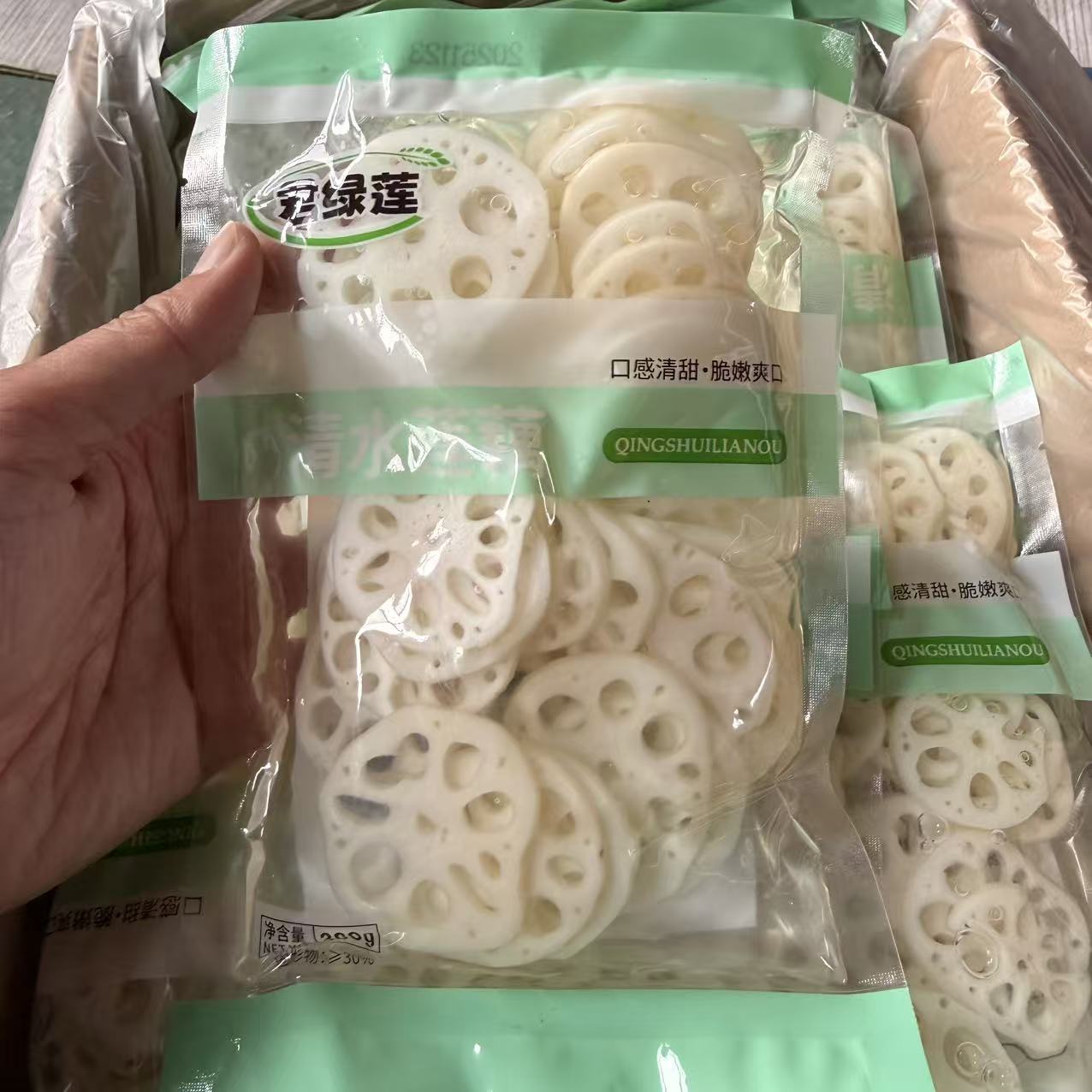 Острые холодные закуски для хот-пота, ингредиенты оден, тушеные овощи, сладко-кислый лотос, замоченные корни лотоса, ломтики лотоса 300г