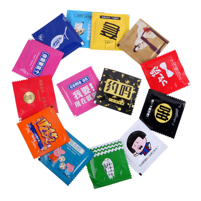 Disposable gloves independent packaging food grade catering lobster takeaway thickened creative wholesale plastic transparent