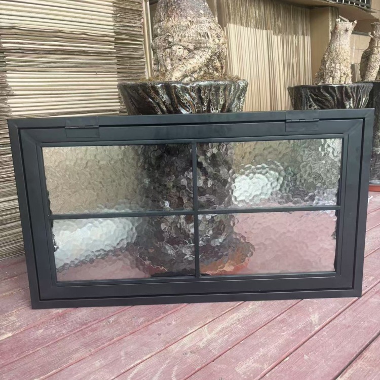 Internet Celebrity Flip-Up Window Indoor Soundproof Window Plastic Steel Window Bedroom Push-Out Window Stainless Steel Small Window Window Frame