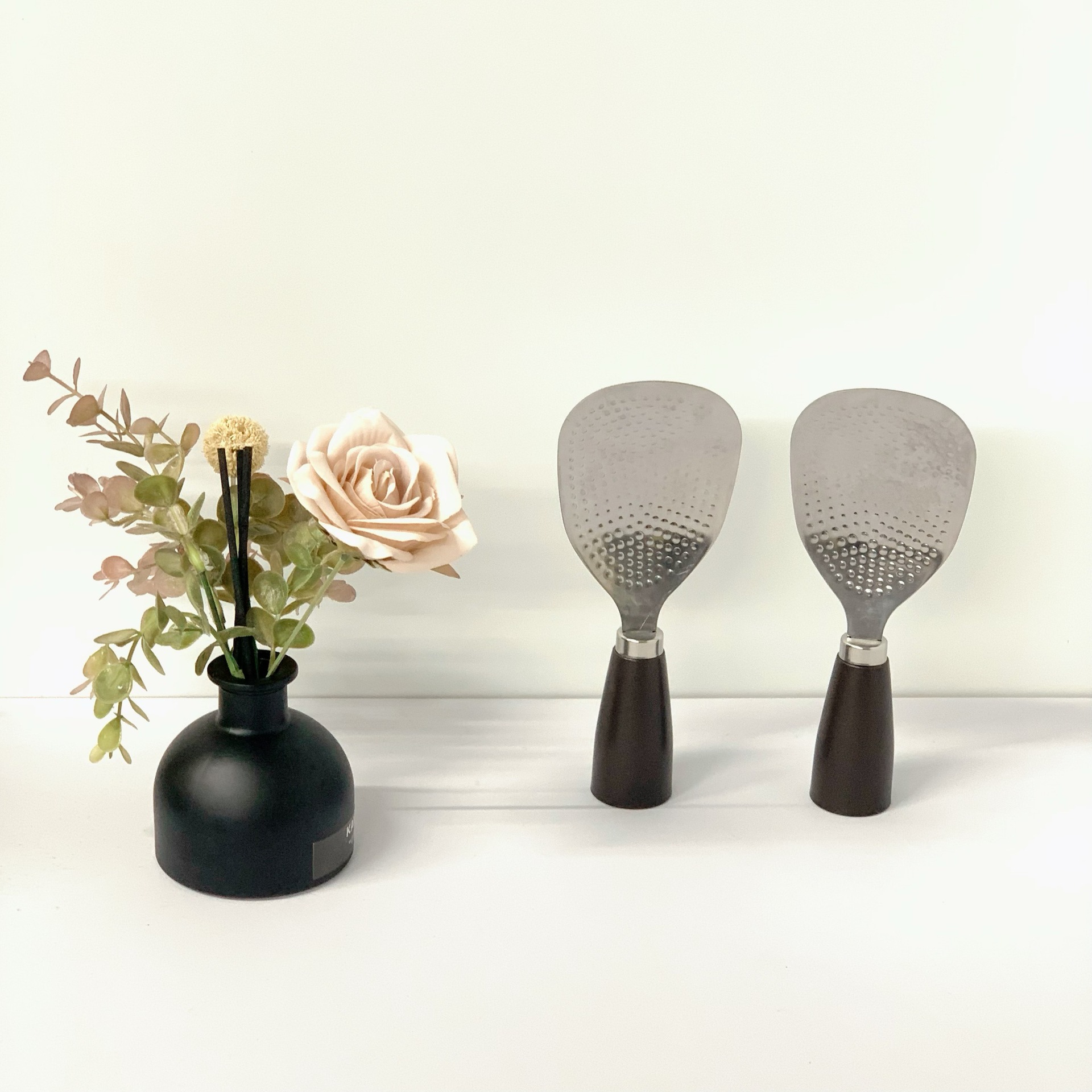 Ложка для риса с деревянной ручкой, вертикальная, толстая, устойчивая к высоким температурам, из пищевого материала