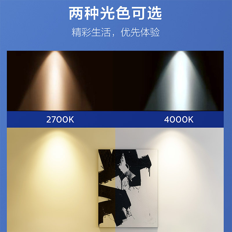 Philips spotlight led ceiling lamp 4W5.5W embedded bull eye hole lamp adjustable angle anti-glare constant bright spotlight