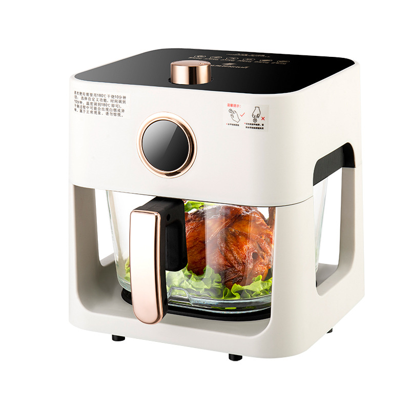 Air Fryer Air Fryer Smart Home Visual Touch Screen Electric Fryer Oil-Free Multifunctional French Fries Oven