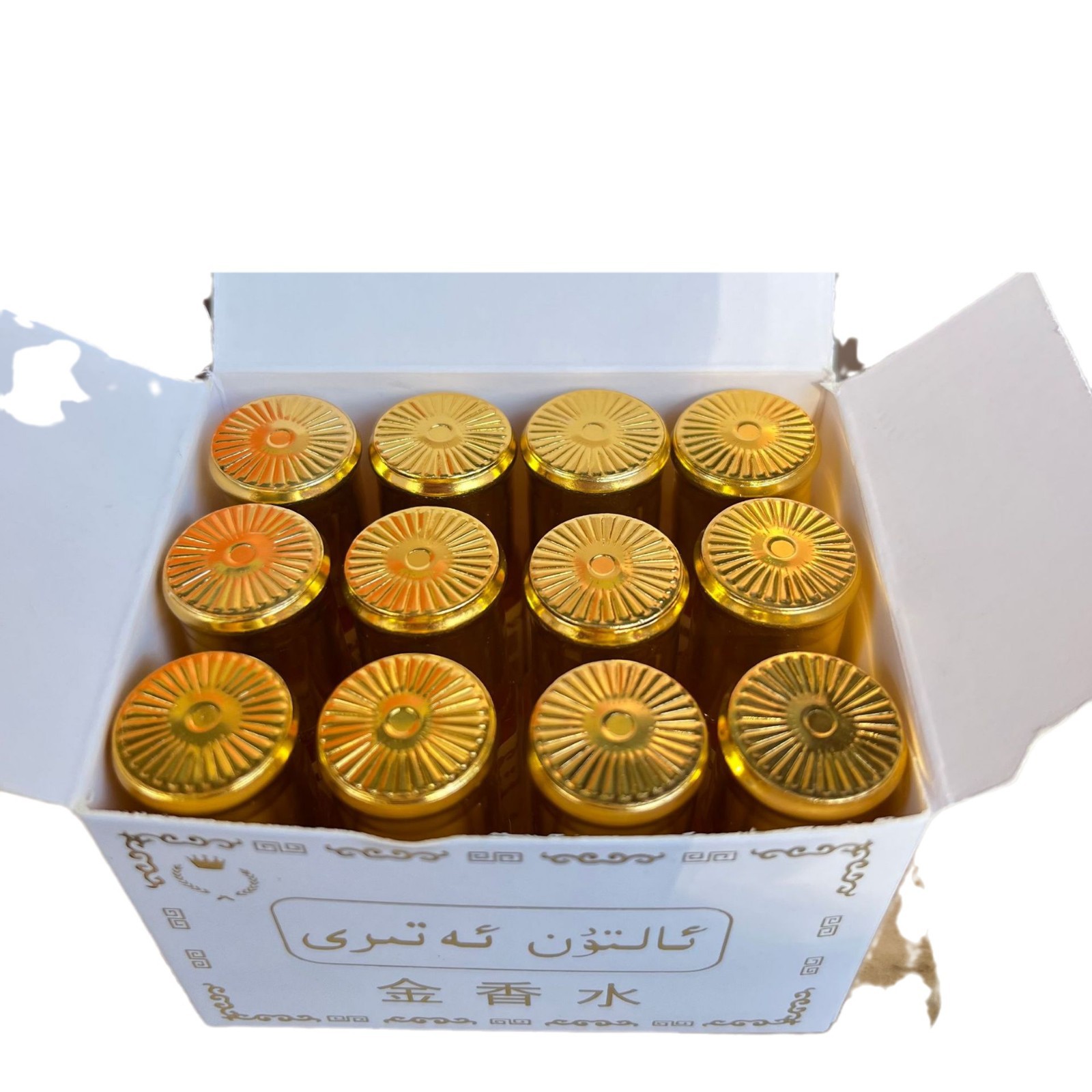 Cross-Border Popular 3ml Alcohol-Free Arabic Perfume Sample Gold Perfume