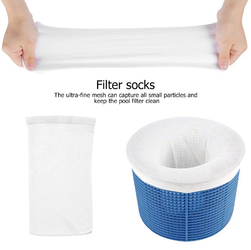 Носки для скиммера бассейна набор для уборки мусора в бассейне фильтр мешок фильтровальные носки скиммера бассейна