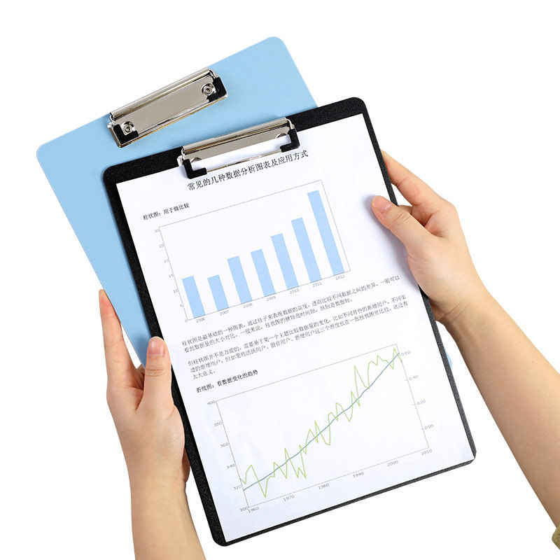 A4 Foam Folder Morandi Color Office Stationery Test Paper Folder Board Folder Student Examination Multifunctional Single Folder