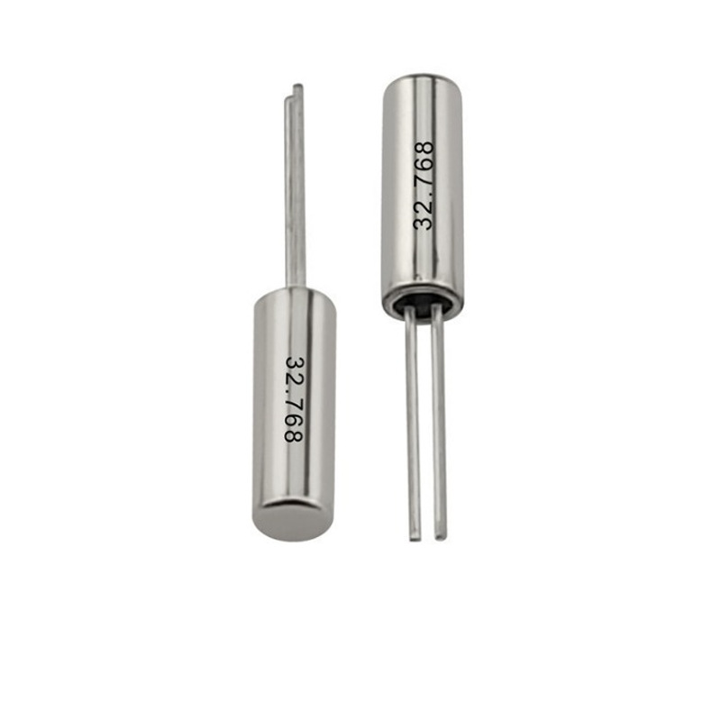 Factory Customization 32.768Khz Direct Plug Crystal Oscillator Quartz Cylindrical Passive Crystal谐振 High Quality Free Shipping