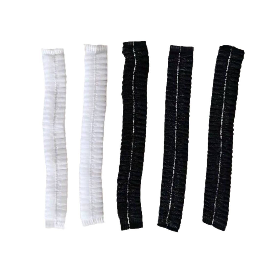Disposable Strip Hat Thickeneded Non-Woven Dustproof Hat 16g Hair Net Hood Kitchen Catering Food Workshop