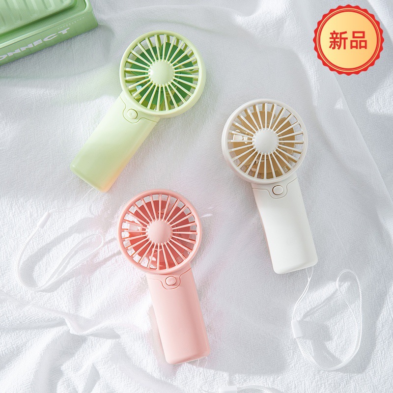 No. 7 Small Fan Handheld Small Fan New Portable Popular Mini Battery Model Douyin Kuaishou Cross-Border