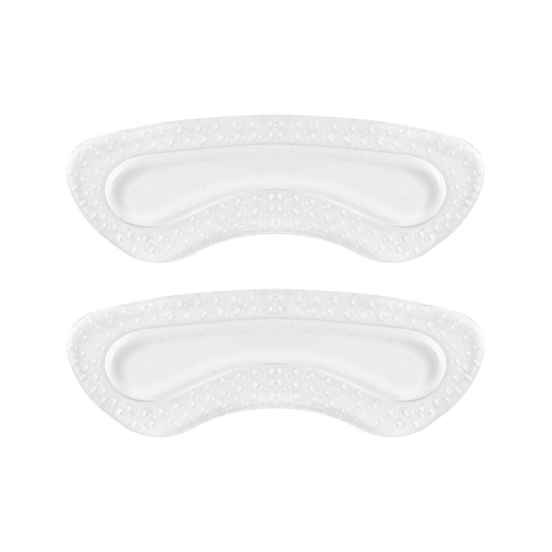 High-heeled shoes GEL soft anti-wear anti-drop invisible heel patch particles massage comfortable self-adhesive adjustable code half-size pad