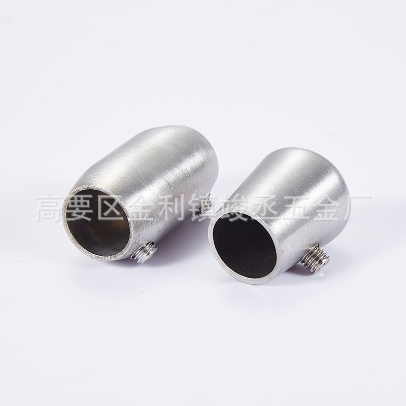Stainless Steel Sanded Stair Accessories Sealing Cover Direct Universal Elbow Stair Handrail Stair Railing Accessories
