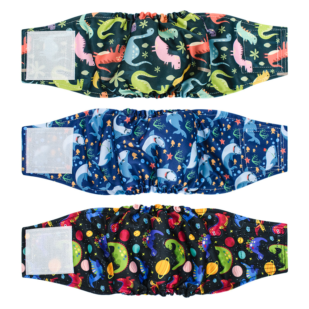 Физиологические штаны для кобелей, абсорбирующие, непромокаемые подгузники