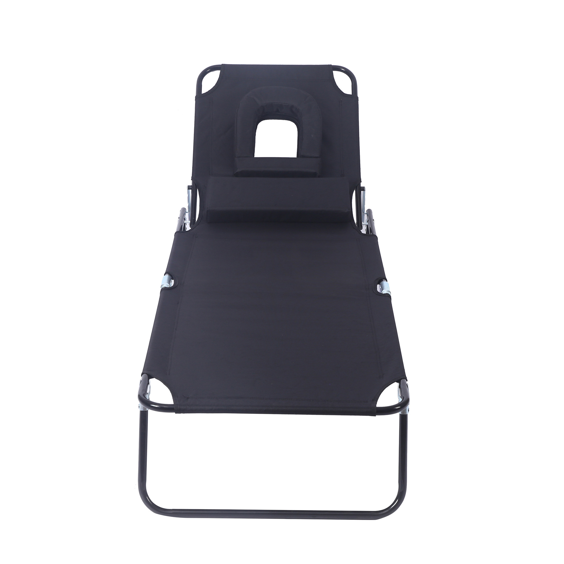 Outdoor 70% off Massage Lying Bed Balcony Casual Outdoor Courtyard Lying Bed Folding Beach Bed 002 and 002 with Top Series