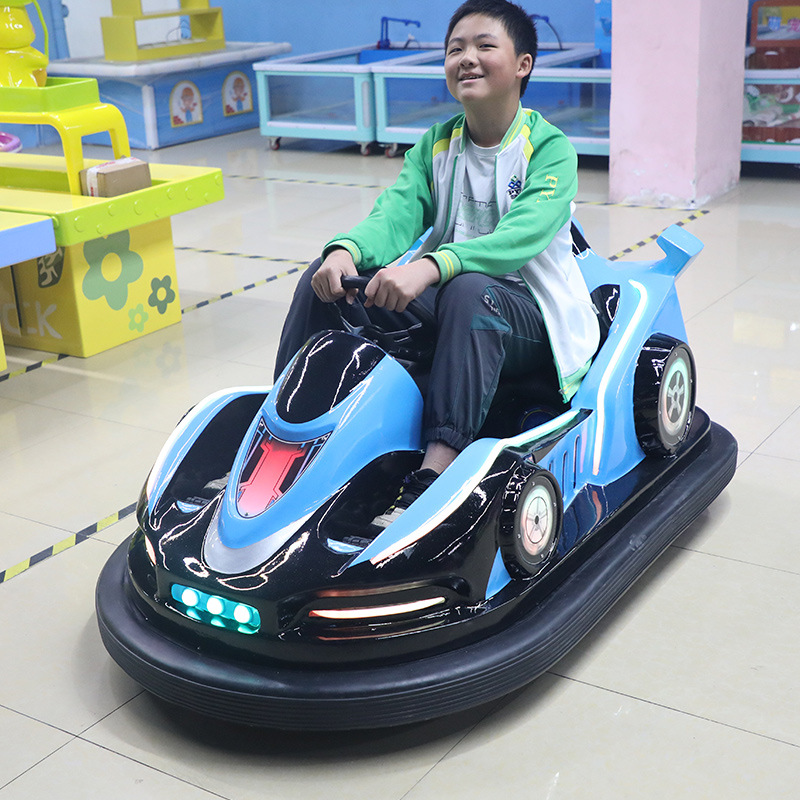 Bumper Car new children's square car night market stall outdoor electric amusement car double parent-child luminous car manufacturer