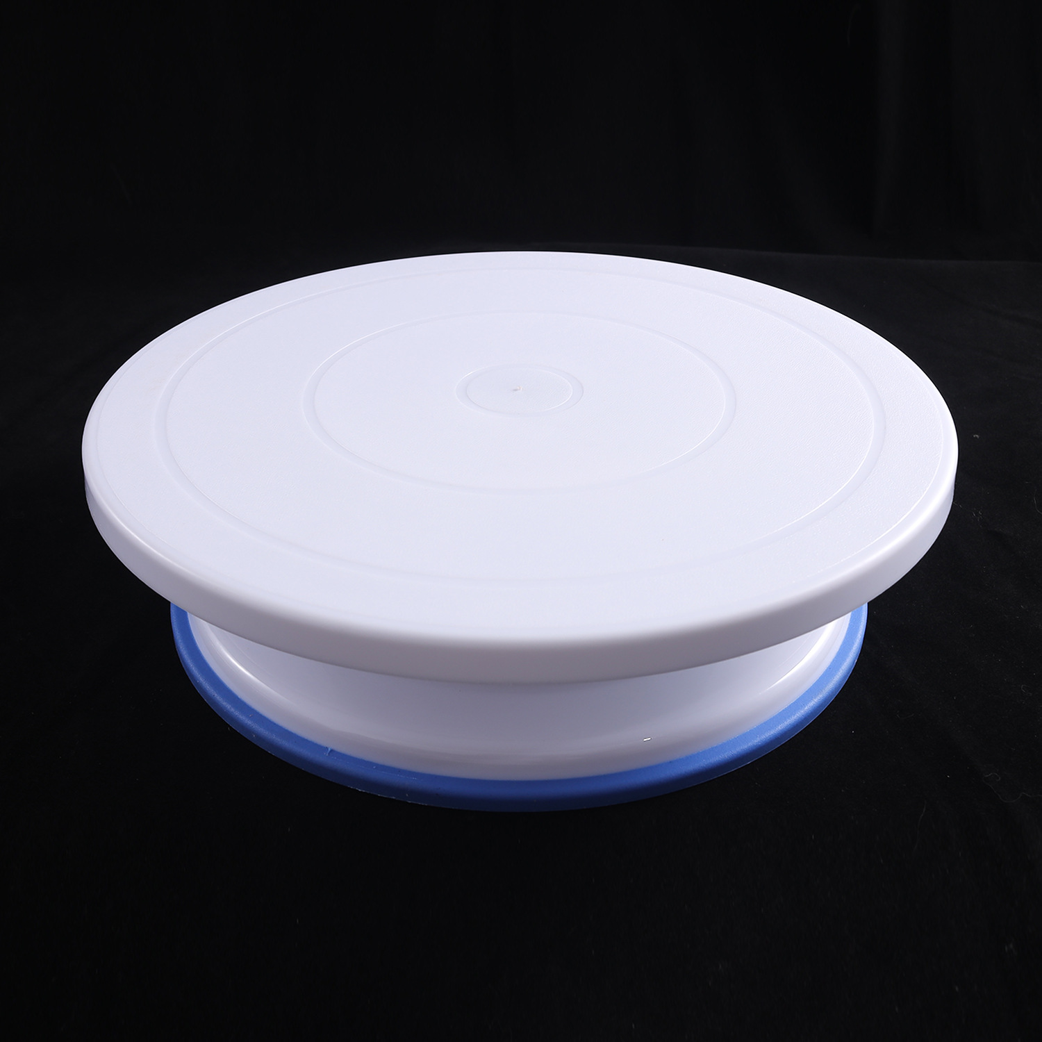 Baking tool with non-slip edge plastic cake turntable turntable wheat straw plastic PP rotating baking tool