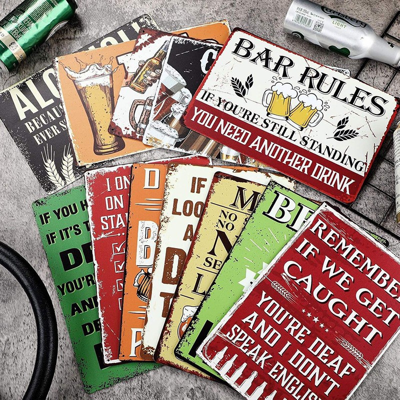 Putian Tin Painting Metal Wall Hanging World Scenery Architecture Scenery Blue Sky Design Imported Home Decoration Painting