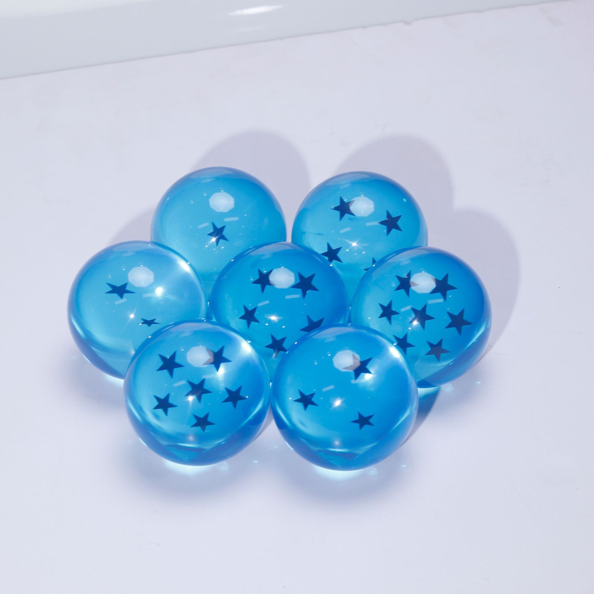 Resin Dragon Ball Three-Dimensional Star Beads Game Crystal Ball Pp Bag Creative Gift Ornament Acrylic Dragon Ball Figure