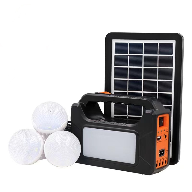 solar energy storage mobile power generation small system outdoor emergency power supply african home lighting system