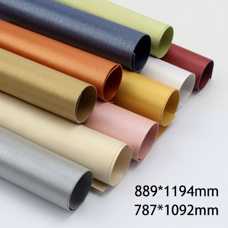 A4 double-sided Pearl paper special paper printing art paper 250g thick flash paper color cardboard ice White Pearl