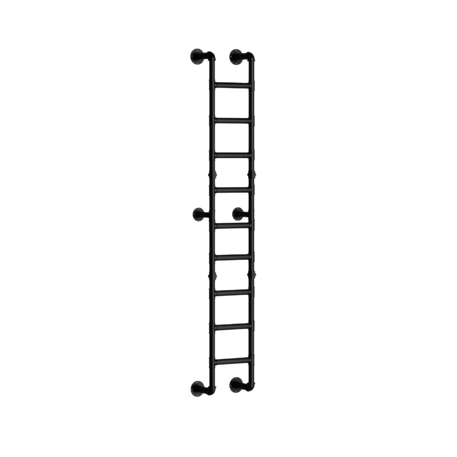 Metal Cross-Border Retro Industrial Style Indoor and Outdoor Heavy-Duty Fire Escape Ladder, Used for Export Windows and Basements