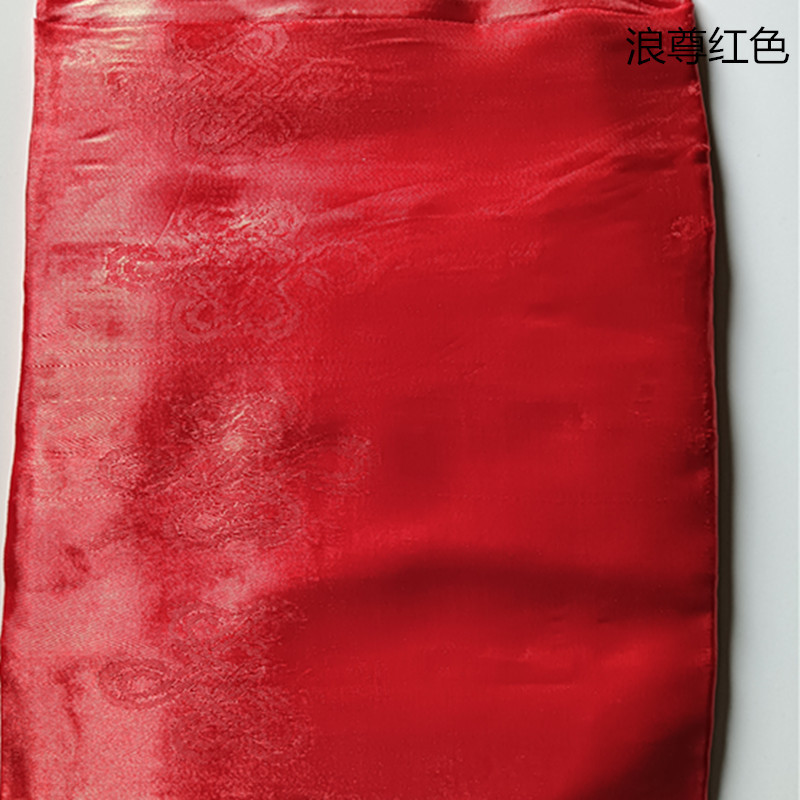 Factory price wholesale Xizang wave statue 3 meters long Hada eight treasure pattern five colors Jacquard dark flower Hada