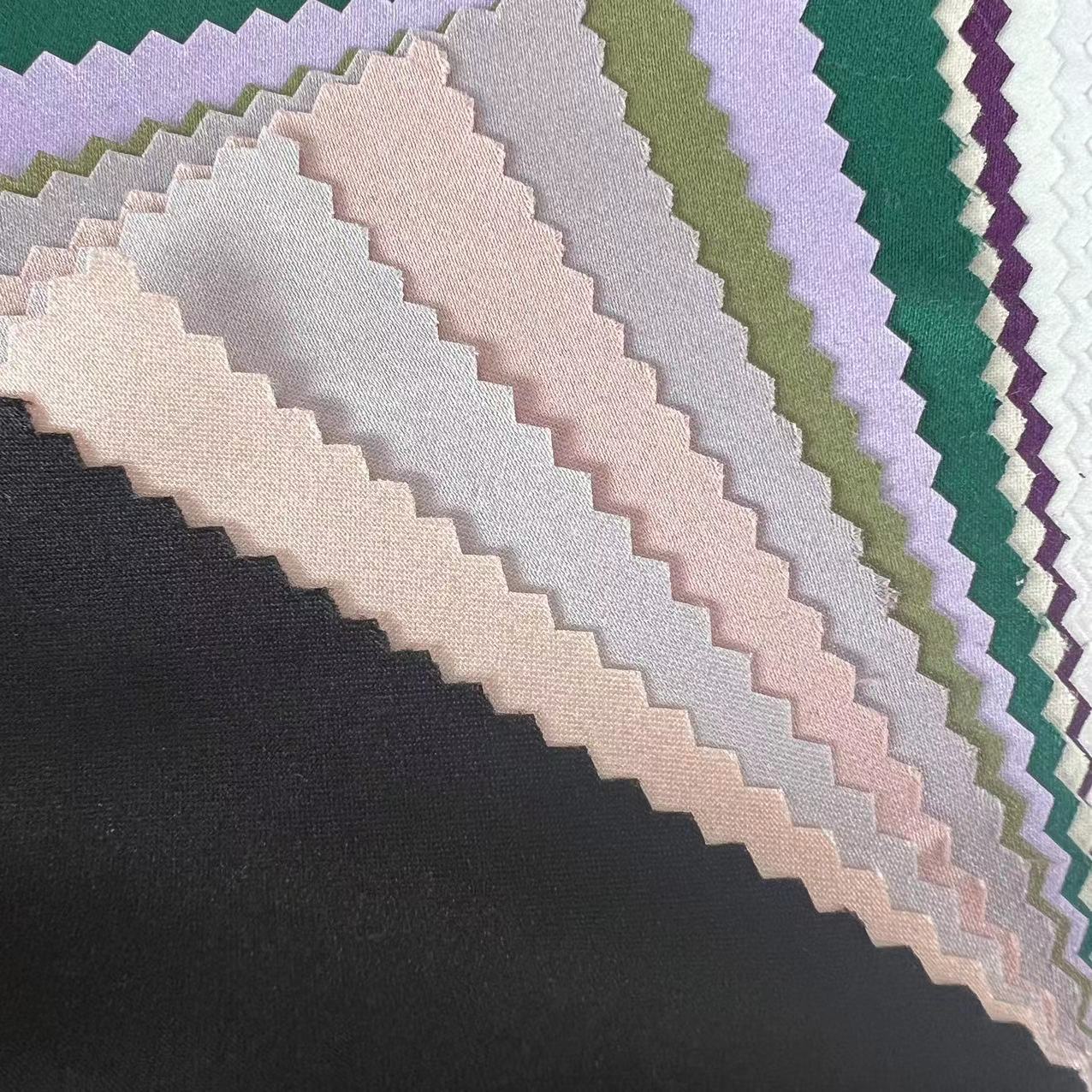 Spot high-end wedding satin dress fabric 188g Korea soft satin padded dyed satin stage clothing fabric