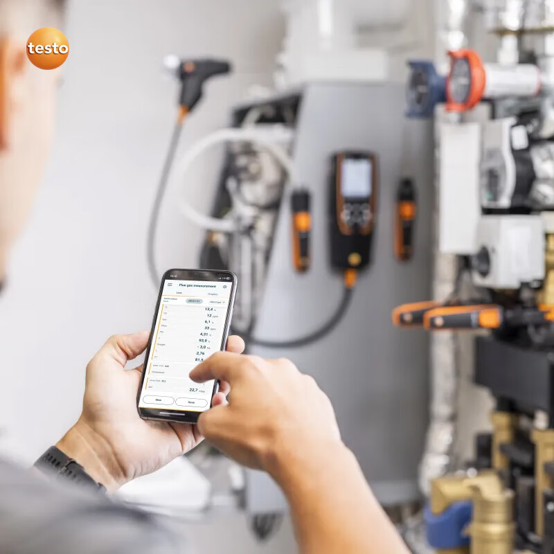 Detu Flue Gas Analyzer Boiler Combustion Efficiency Analyzer Co/O2 with Bluetooth Printer