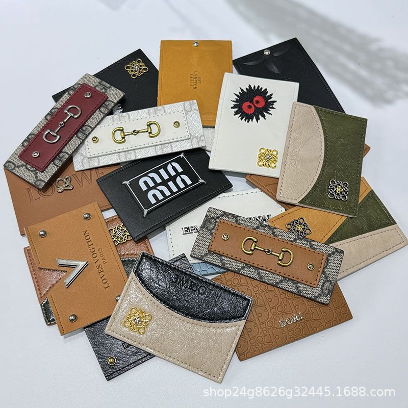 Source Manufacturer Leather Label Leather Brand Microfiber Leather Pu Leather Label Leather Genuine Leather Jeans Label Simulated Leather