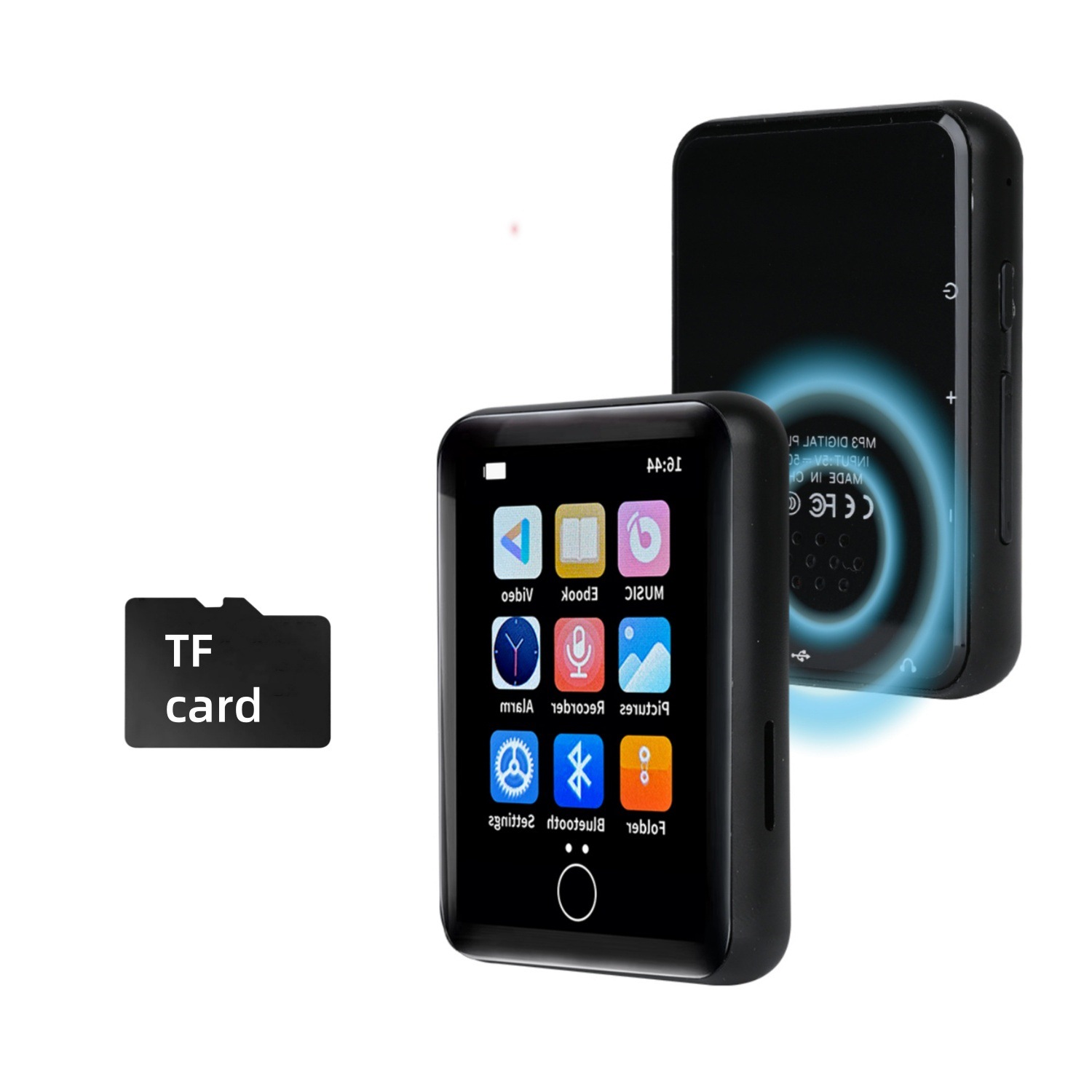 Оптовая продажа MP3 плеера, металлический Bluetooth, сенсорный экран, MP4, для студентов, музыка, Walkman, чтение романов на улице, MP5