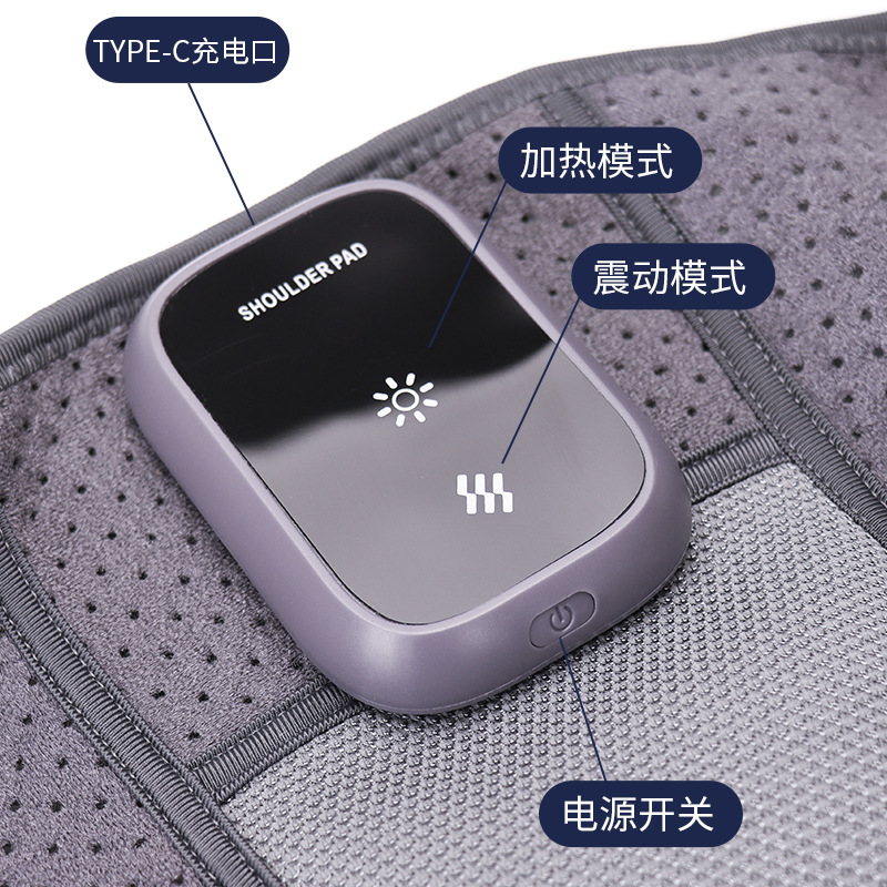 Cross-border electric knee massager electric joint care physiotherapy machine knee pad shoulder elbow massager old cold leg hot compress