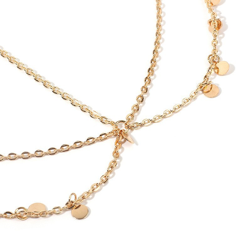 European and American Export New Products, Fashionable and Niche Accessible Luxury Headwear Chain, Bohemian Style Multi-Layered Headwear