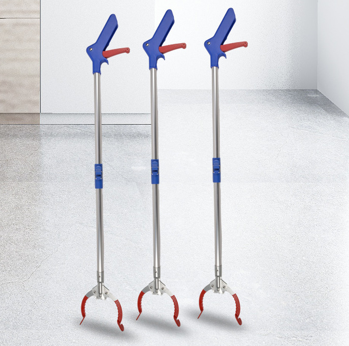 Специальные складные щипцы для мусора из алюминиевого сплава санитарные щипцы для уборки инструмент для сбора мусора длинные щипцы