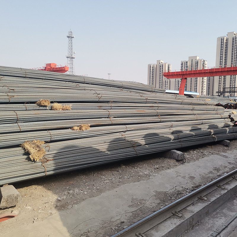 Threaded Steel Bars from Steel Mills, Grade 3 Steel Rebar Hrb400E, Construction Steel Bars, Precision-Rolled Earthquake-Resistant Grade 4 Threaded Steel