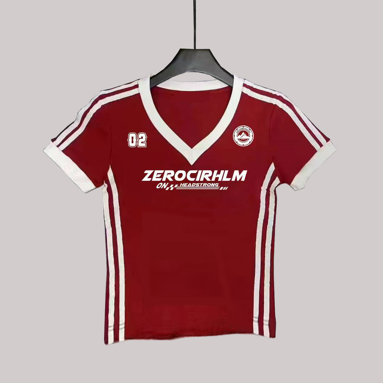 Women's V-neck Pull-in Short-sleeved Square Dance New Style Women's Short-sleeved Top Thread Cotton Breathable Fashionable Dancing Clothes