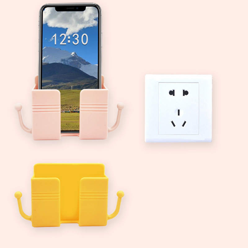 壁挂式遥控器架 电视空调遥控板收纳盒床头手机充电支架置物挂架